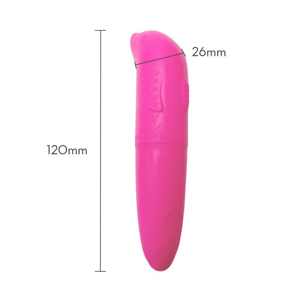 Vibrador Ponto G Golfinho com Dupla Estimulação Liso