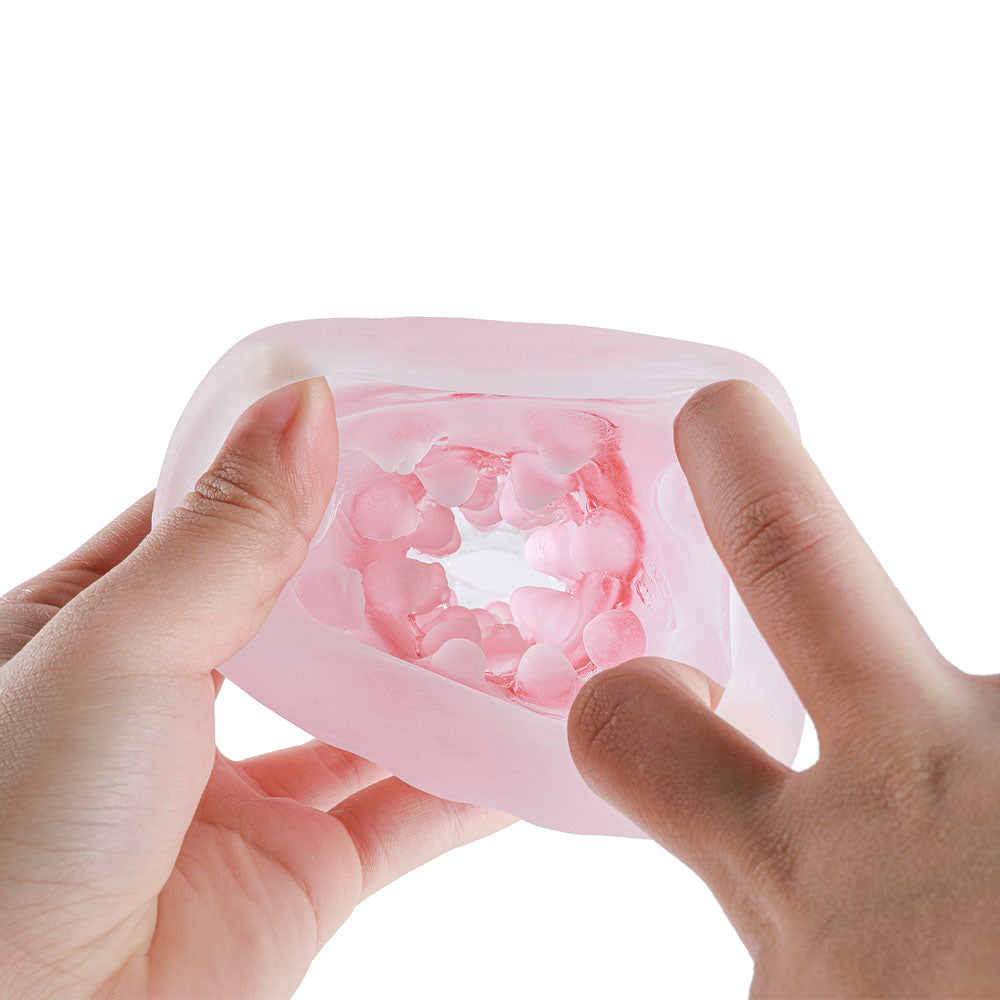 Masturbador Masculino em Silicone Macio Translúcido