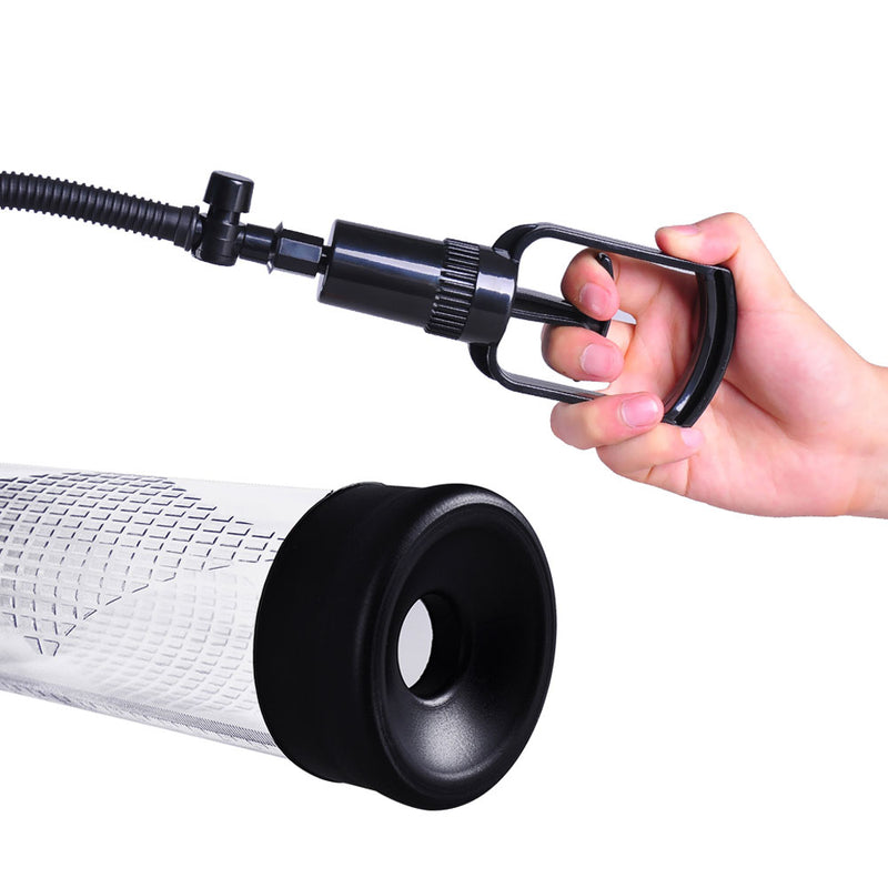 Bomba Peniana Manual com Controle de Pressão e Mangueira Flexível