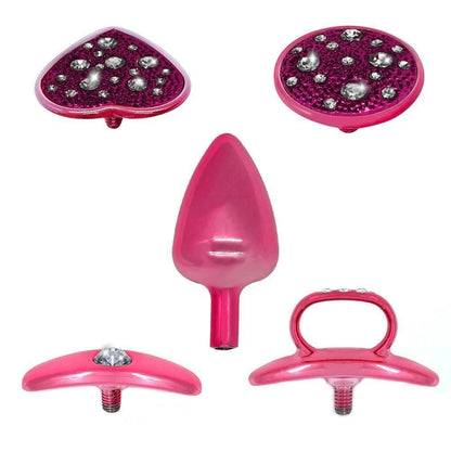 Kit de Plug Anal com 4 Bases Diferentes