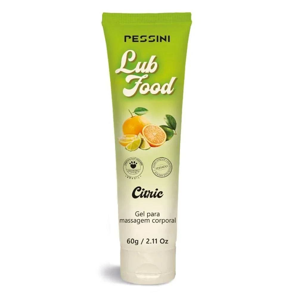 Lub Food Lubrificante Corporal Beijável 60g Pessini