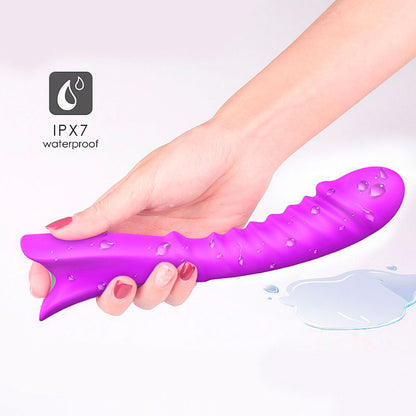 Penetrador Vibratório em Silicone Aveludado Recarregável 20 cm x 3,5 cm