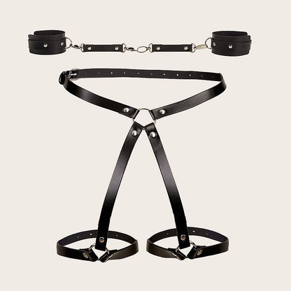 Harness em Couro com Algema