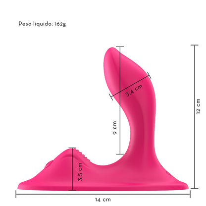 Vibrador de calcinha duplo motor