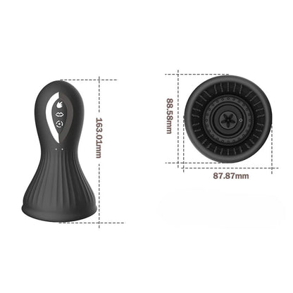 Sugador Vaginal - Bomba de Vácuo em Silicone Toque Aveludado