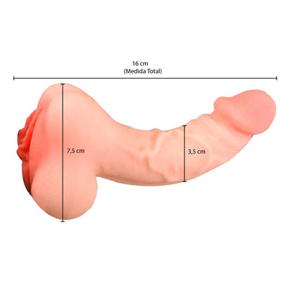 Masturbador Masculino 2 em 1 em Formato de Pênis e Vagina