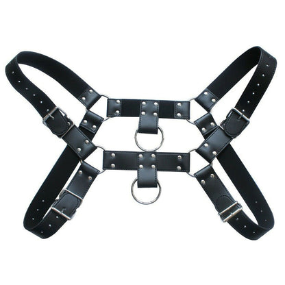 Harness Arreio Masculino Peitoral em Couro